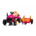 Elektrický traktor s vlečkou BBH-030 na diaľkové ovládanie 2,4G ružové